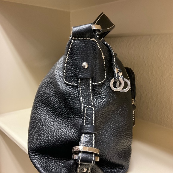 Tignanello black leather shoulder bag - Picture 6 of 9